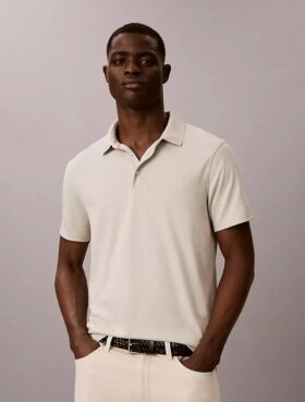 Tricou polo clasic din bumbac Supima
