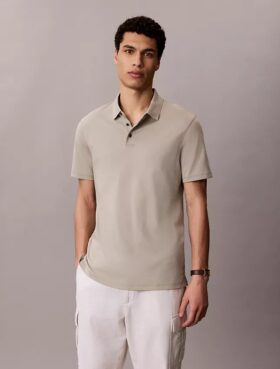 Tricou polo clasic din bumbac Supima