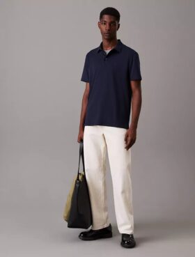 Tricou polo clasic din bumbac Supima