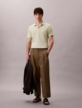 Tricou polo clasic din bumbac Supima