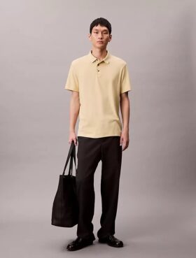 Tricou polo clasic din bumbac Supima