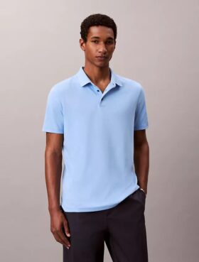 Tricou polo clasic din bumbac Supima