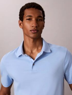 Tricou polo clasic din bumbac Supima