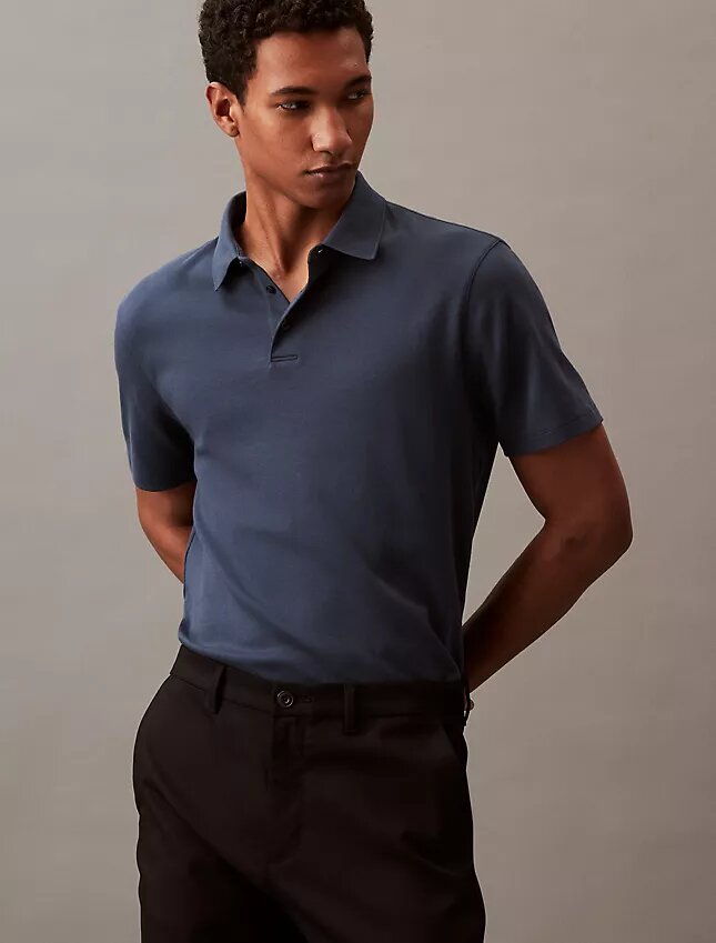 Tricou polo clasic din bumbac Supima Tricou polo clasic din bumbac Supima