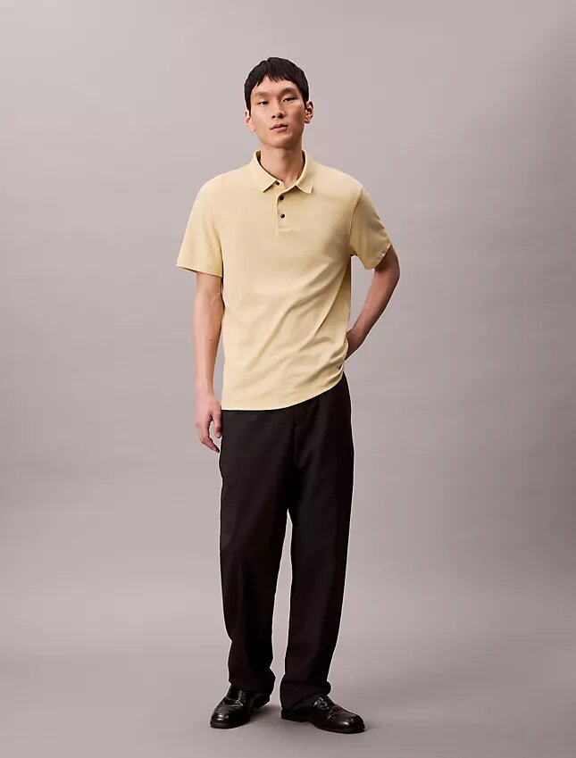 Tricou polo clasic din bumbac Supima Tricou polo clasic din bumbac Supima