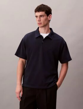 Tricou polo clasic din piqué din amestec de bumbac