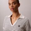 Tricou polo cu dungi