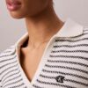 Tricou polo cu dungi