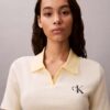 Tricou polo cu dungi și nervuri Monologo