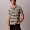 Tricou polo cu dungi Liquid Touch