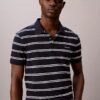 Tricou polo cu dungi Liquid Touch