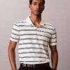 Tricou polo cu dungi Liquid Touch