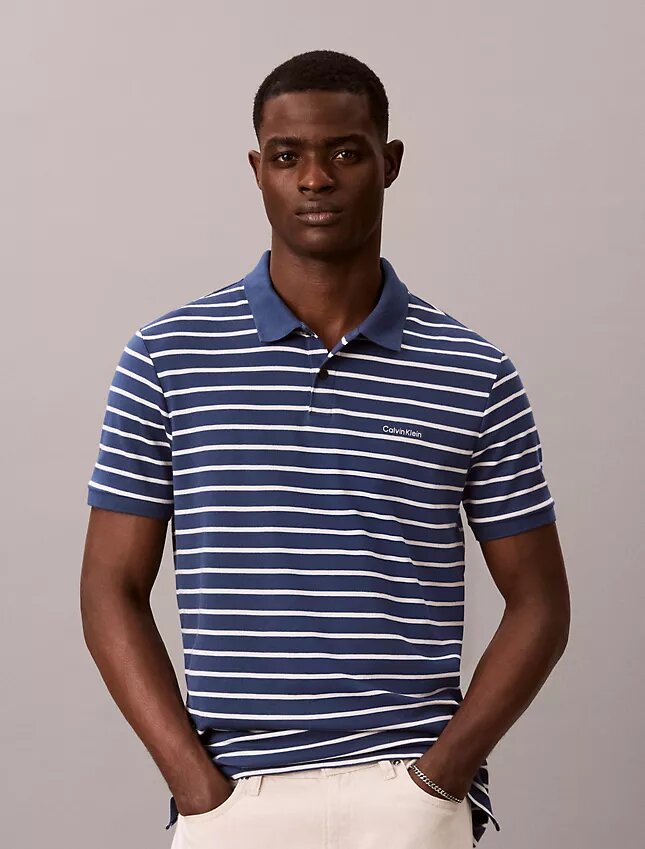 Tricou polo cu dungi Liquid Touch Tricou polo cu dungi Liquid Touch