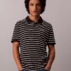 Tricou polo cu dungi Liquid Touch