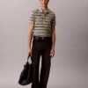 Tricou polo cu dungi Liquid Touch