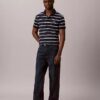 Tricou polo cu dungi Liquid Touch