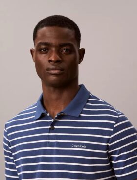 Tricou polo cu dungi Liquid Touch
