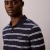 Tricou polo cu dungi Liquid Touch