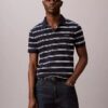 Tricou polo cu dungi Liquid Touch