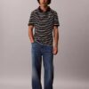 Tricou polo cu dungi Liquid Touch