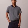 Tricou polo cu fermoar și model în zig-zag