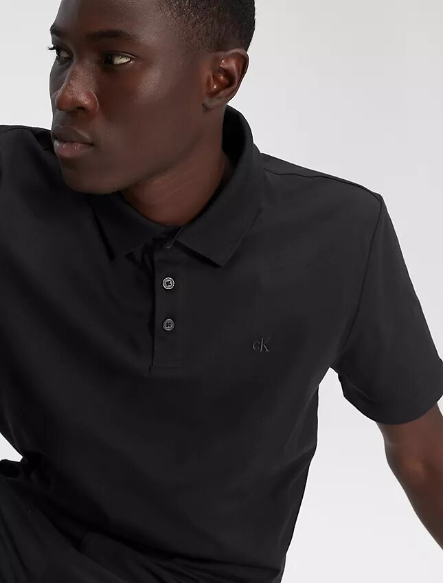 Tricou polo din amestec de bumbac fin Tricou polo din amestec de bumbac fin