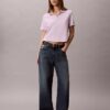 Tricou polo din bumbac cu contur rib
