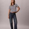 Tricou polo din bumbac cu contur rib