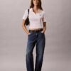 Tricou polo din bumbac cu contur rib