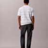Tricou polo din bumbac cu dungi Tricou polo din bumbac cu dungi