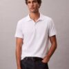 Tricou polo din bumbac mixt, cu Monogram