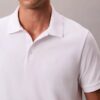 Tricou polo din bumbac mixt, cu Monogram