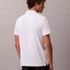 Tricou polo din bumbac mixt, cu Monogram
