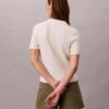 Tricou polo din bumbac neted cu nervuri