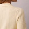 Tricou polo din bumbac neted cu nervuri