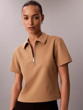 Tricou polo din țesătură Ponte