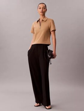 Tricou polo din țesătură Ponte