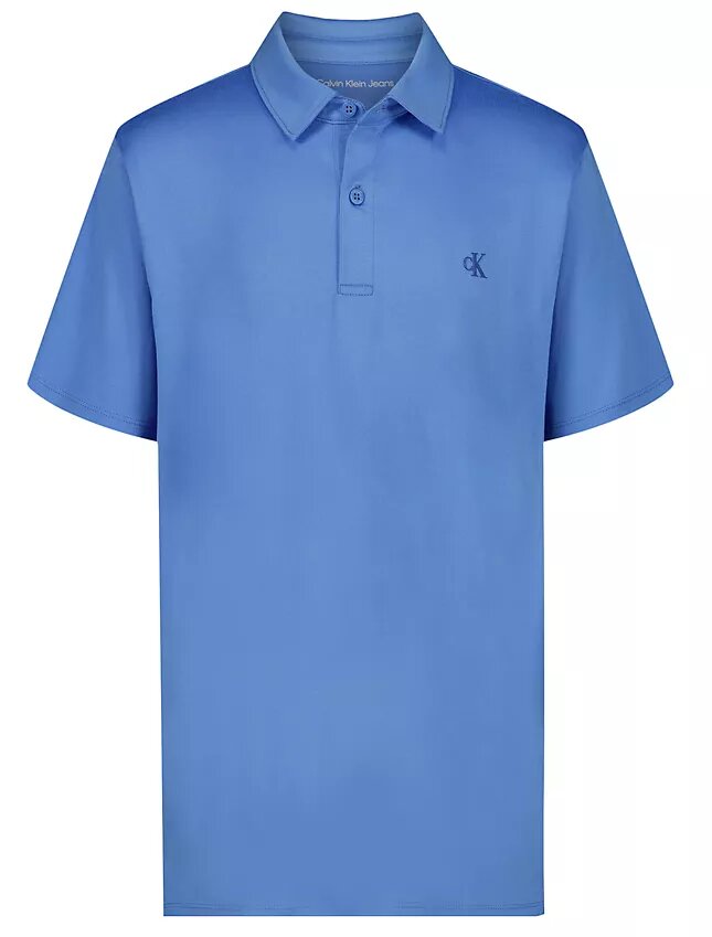 Tricou polo tehnic cu Monogram pentru băieți Tricou polo tehnic cu Monogram pentru băieți