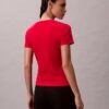 Tricou relaxat cu guler în V din bumbac Liquid Tricou relaxat cu guler în V din bumbac Liquid