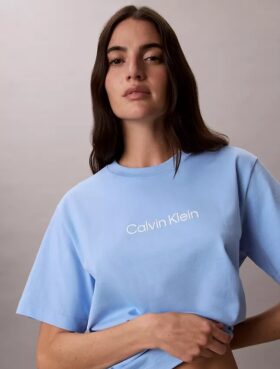 Tricou relaxat cu logo standard