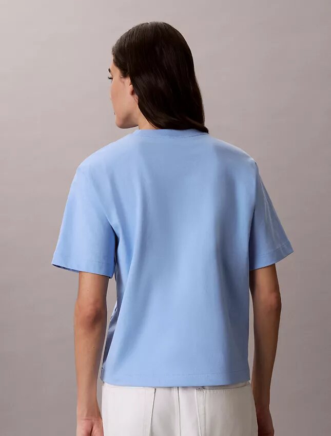 Tricou relaxat cu logo standard Tricou relaxat cu logo standard