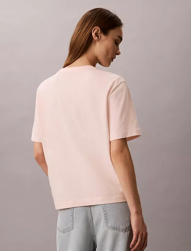 Tricou relaxat cu logo standard Tricou relaxat cu logo standard