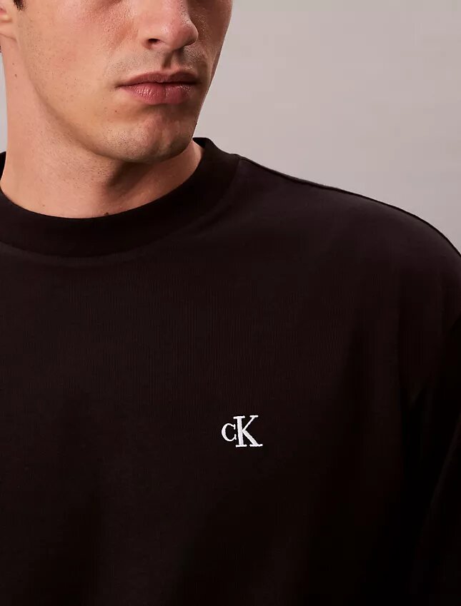 Tricou relaxat cu Monogram Tricou relaxat cu Monogram