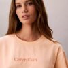 Tricou relaxat din Cotton Stretch cu logo