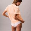 Tricou relaxat din Cotton Stretch cu logo