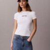 Tricou scurt cu logo și nervuri conturate