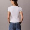 Tricou scurt cu logo și nervuri conturate