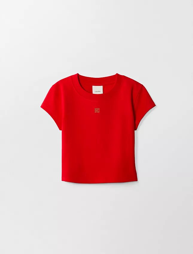 Tricou scurt cu logo-ul Anului Nou Lunar Tricou scurt cu logo-ul Anului Nou Lunar