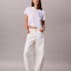 Tricou scurt, drept, cu logo script Tricou scurt, drept, cu logo script
