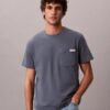Tricou simplu cu buzunar din bumbac jersey